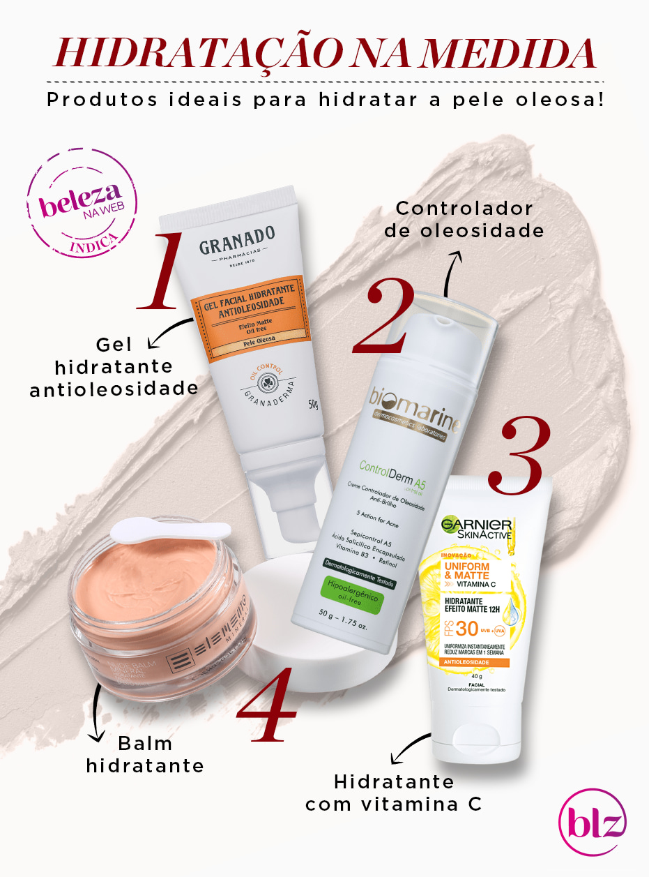 Dicas de hidratação para pele oleosa - Beleza na Web